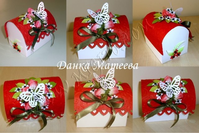 Scrapbook wedding boxes 9