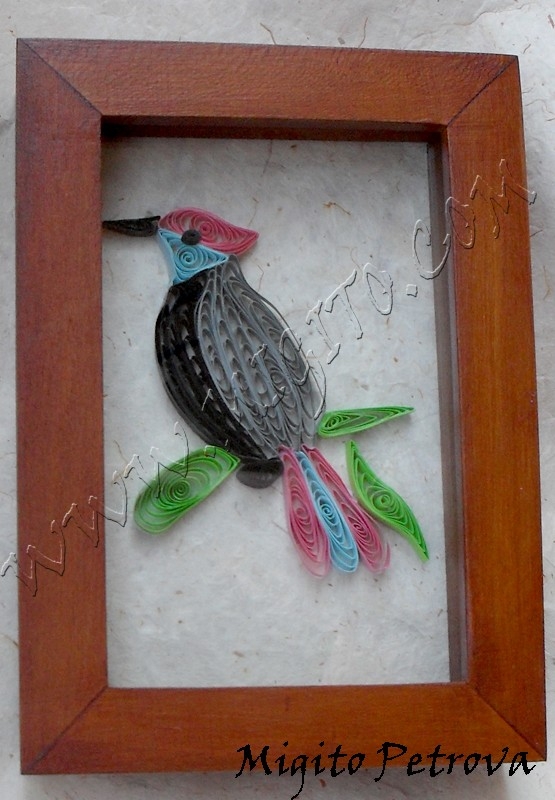 Little bird quilling
