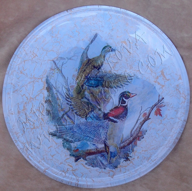 Чиния с патета декупаж